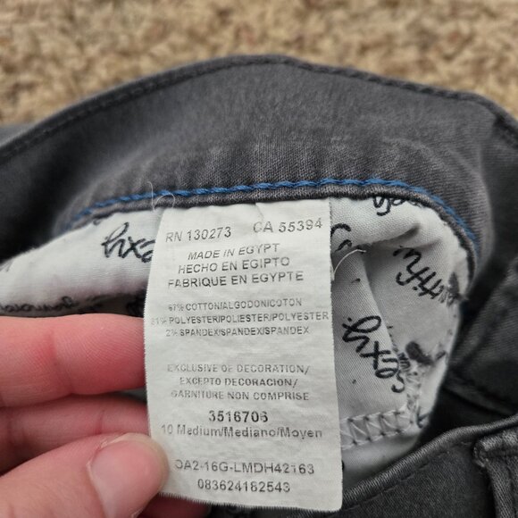 Lee Easy Fit Women's Gray Pants Jeans Size 10 Medium - Picture 4 of 5